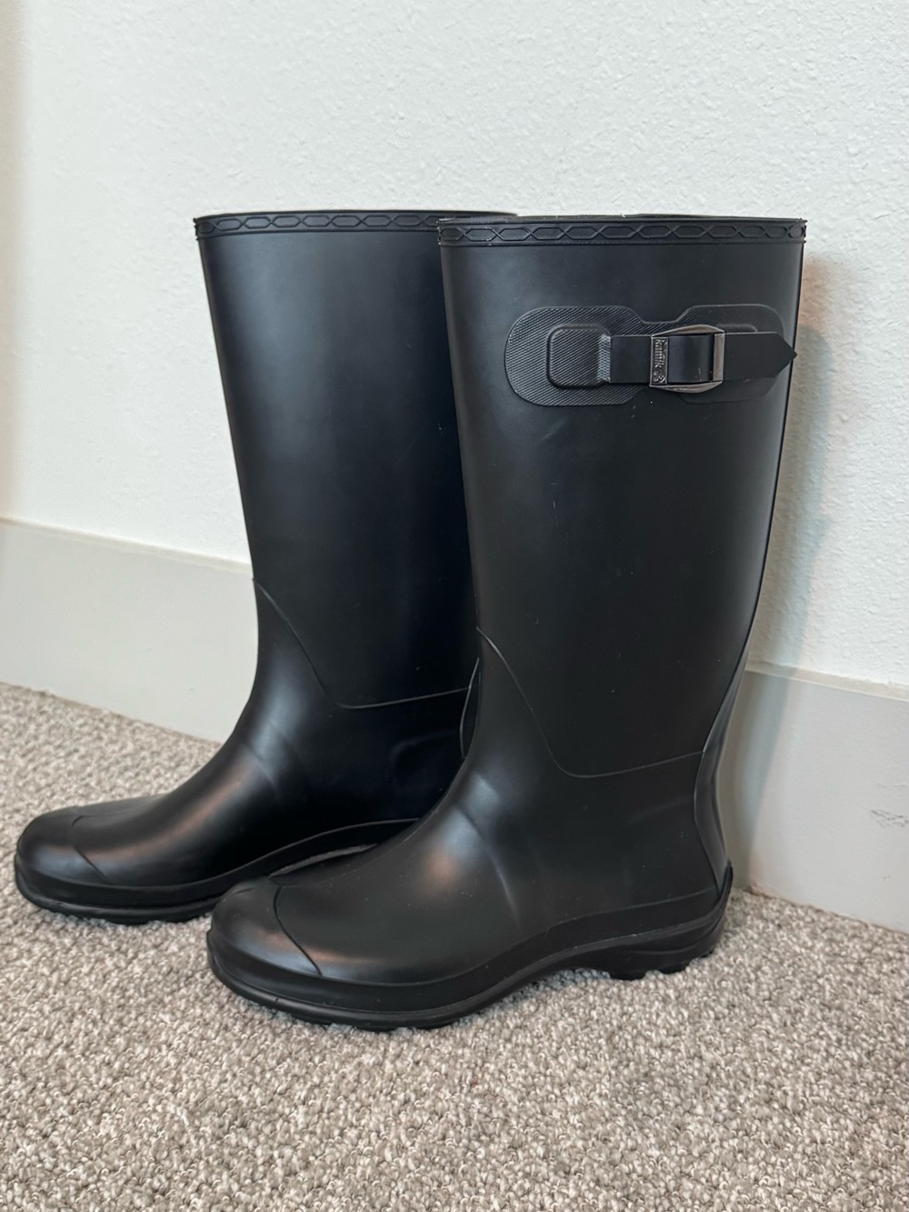 Kamik Black Tall Rain Boots